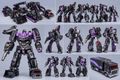 Mecha Invasion Devastator Set of 7 — Black Version