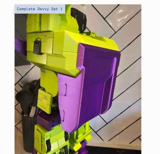 FansToys FT-32 Devvy Kit 1 Upgrade Set – Devastator