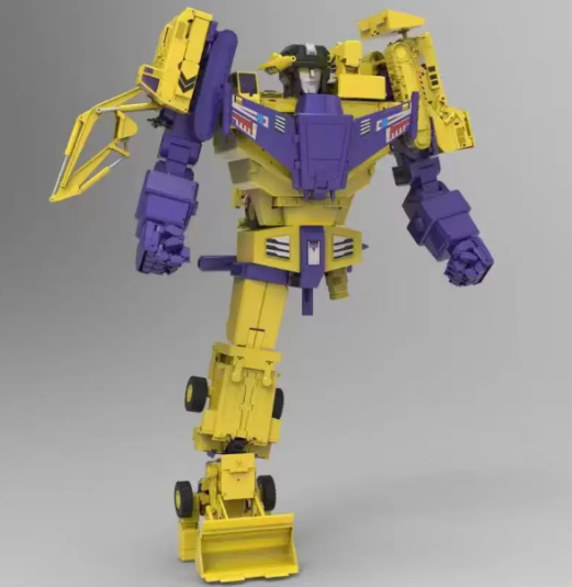 X-Transbots MX-44Y Gravedigger — Yellow G2 Version LIMITED EDITION