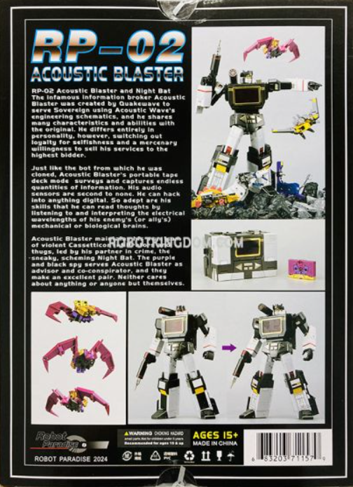 Robot Paradise RP-02 Acoustic Blaster & Night Bat – Soundblaster